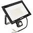 Keltin LED schijnwerper - 100W - bewegingssensor - koud wit 6500K - IP66 - 22.5x15.5 cm
