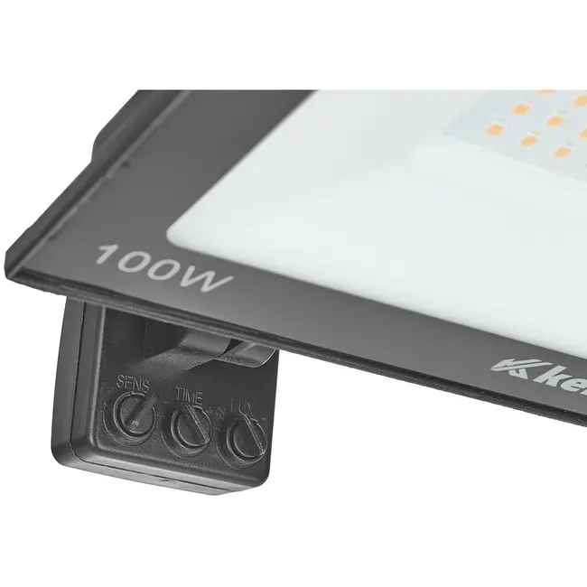 Keltin LED schijnwerper - 100W - bewegingssensor - koud wit 6500K - IP66 - 22.5x15.5 cm
