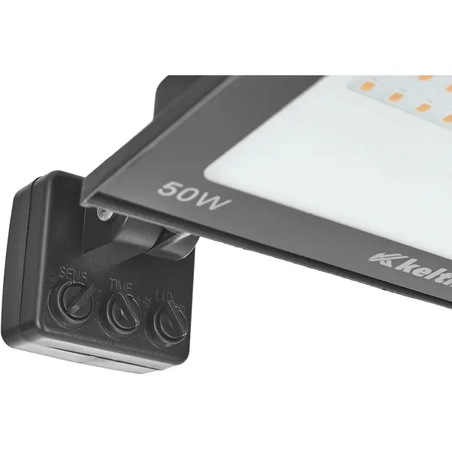 Keltin LED schijnwerper - 50W - bewegingssensor - warm wit - IP66 - 72 LEDs