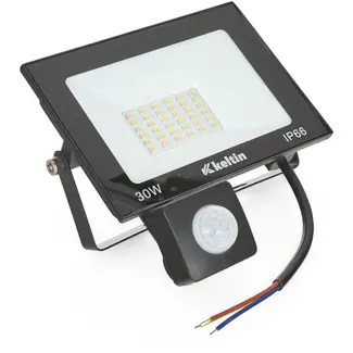 Keltin LED schijnwerper 30W - Bewegingssensor - Warm wit 2700K - IP66 - Verstelbaar frame