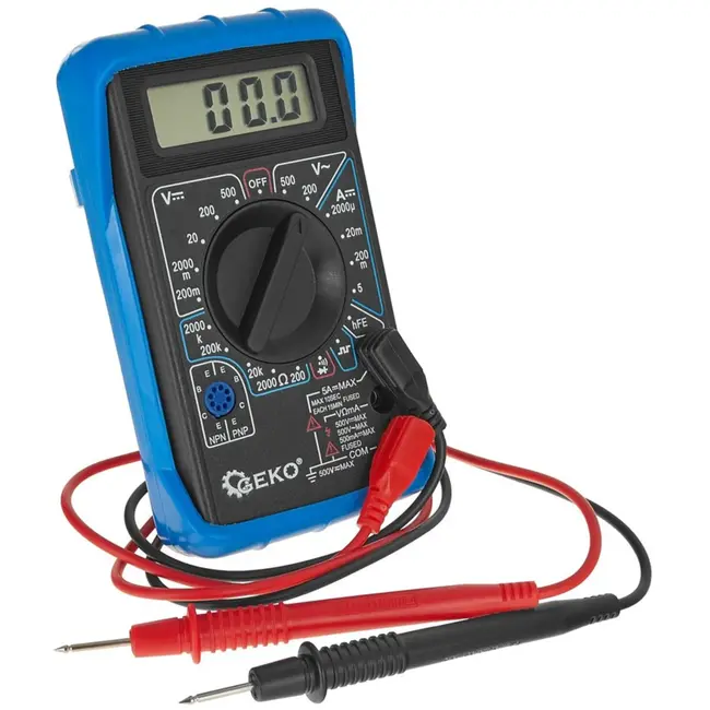 GEKO Digitale multimeter - veelzijdig - met buzzer en TTL-generator
