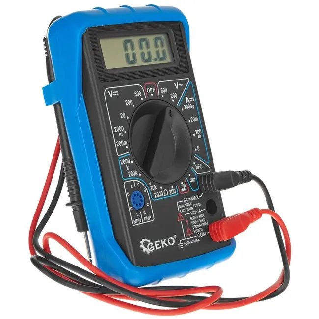GEKO Digitale multimeter - veelzijdig - met buzzer en TTL-generator