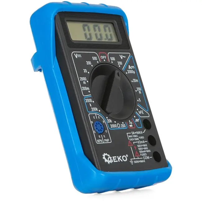 GEKO Digitale multimeter - veelzijdig - met buzzer en TTL-generator