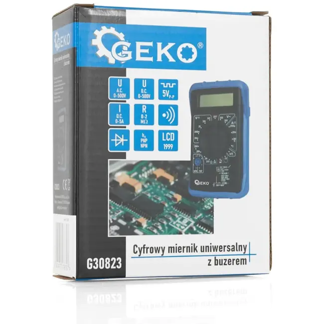 GEKO Digitale multimeter - veelzijdig - met buzzer en TTL-generator