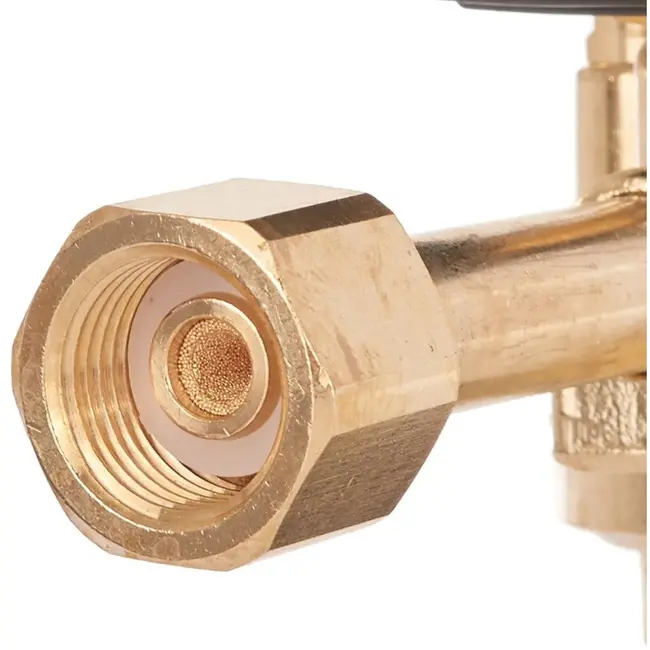 GEKO Regulator voor CO2/Argon - Precieze Controle - Twee Manometers - Beschermende Gumhoesjes