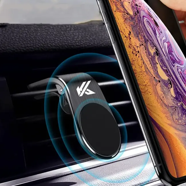 Keltin Magnetische telefoonhouder - luchtrooster - aluminium en siliconen - compact - sterke grip