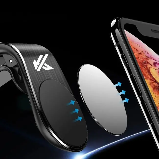 Keltin Magnetische telefoonhouder - luchtrooster - aluminium en siliconen - compact - sterke grip