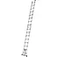 GEKO Telescopische aluminium ladder - 5 meter - 150 kg draagvermogen - Verstelbaar en inklapbaar
