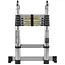 GEKO Telescopische ladder - aluminium - 3,8 m - 150 kg draagvermogen - flexibel verstelbaar
