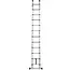 GEKO Telescopische ladder - aluminium - 3,8 m - 150 kg draagvermogen - flexibel verstelbaar