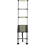 GEKO Telescopische ladder - aluminium - 5 meter - 150 kg draagvermogen