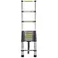 GEKO Telescopische ladder - aluminium - 4,4 m - 150 kg draagvermogen - compact opvouwbaar
