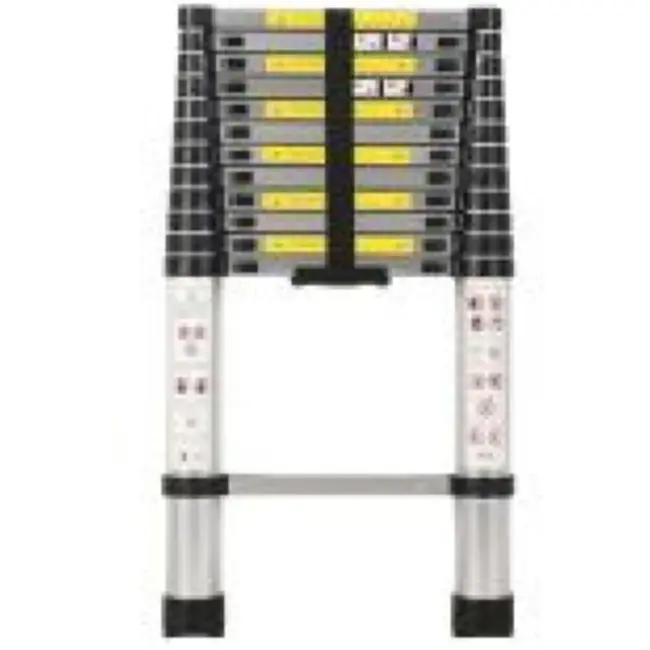 GEKO Telescopische ladder - aluminium - 3,8 m - draagkracht 150 kg
