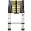 GEKO Telescopische ladder - aluminium - 3,8 m - draagkracht 150 kg
