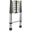 GEKO Telescopische ladder - aluminium - 3,8 m - draagkracht 150 kg