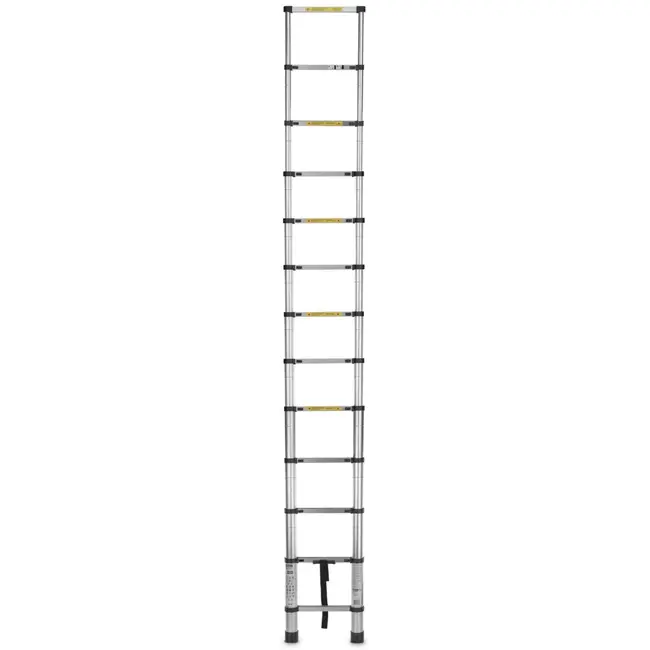 GEKO Telescopische ladder - aluminium - 3,8 m - draagkracht 150 kg