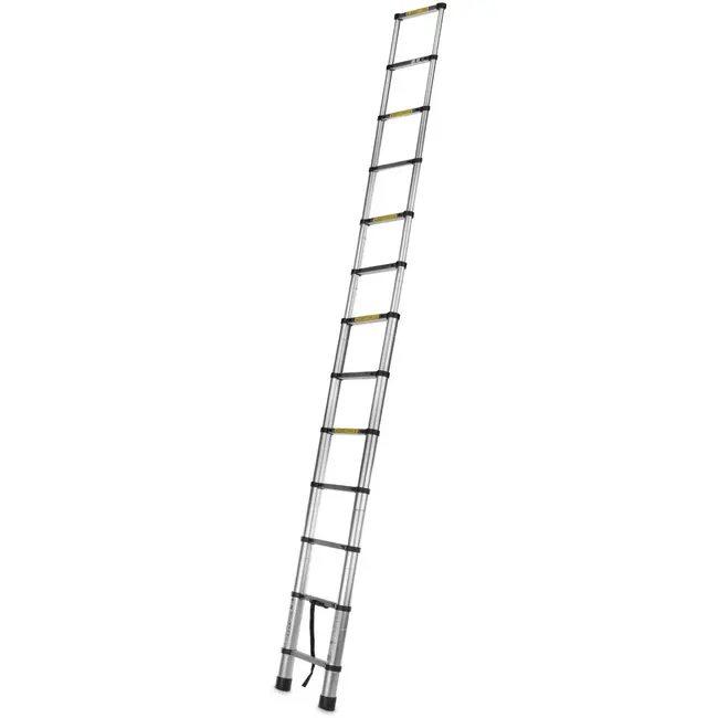 GEKO Telescopische ladder - aluminium - 3,8 m - draagkracht 150 kg