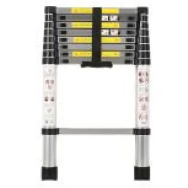 GEKO Telescopische ladder - aluminium - 2,6 meter - 150 kg draagkracht - compact en verstelbaar
