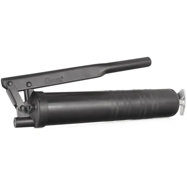 GEKO Handmatige vetspuit - 3-in-1 functionaliteit - 400 cm3 capaciteit - Aluminium - Inclusief twee spuitmonden