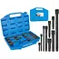 GEKO Impact driver set - 9-delig - CrV staal - Diverse lengtes - Inclusief opbergkoffer