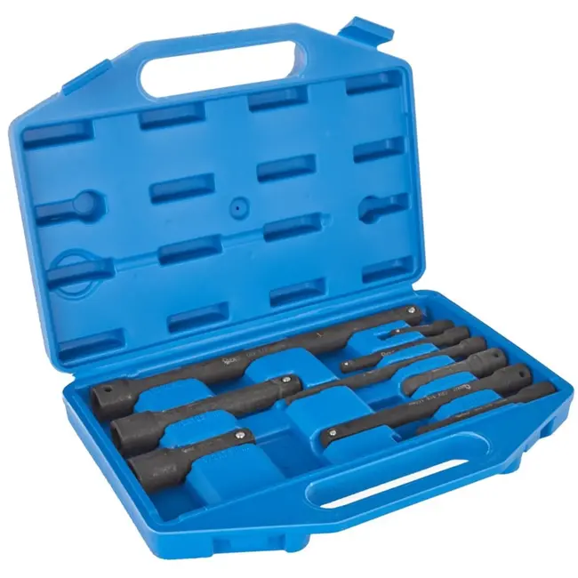 GEKO Impact driver set - 9-delig - CrV staal - Diverse lengtes - Inclusief opbergkoffer