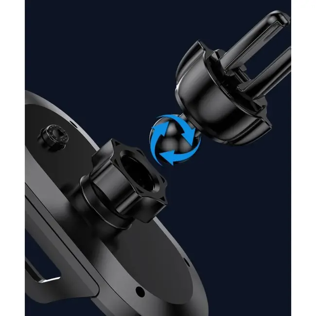 Keltin 3-in-1 telefoonhouder - telescopische arm - 360° draaibaar - zwart