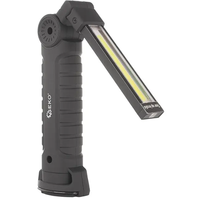 GEKO Opvouwbare LED-werkplaatslamp - 5 functies - Magnetisch - Compact ontwerp