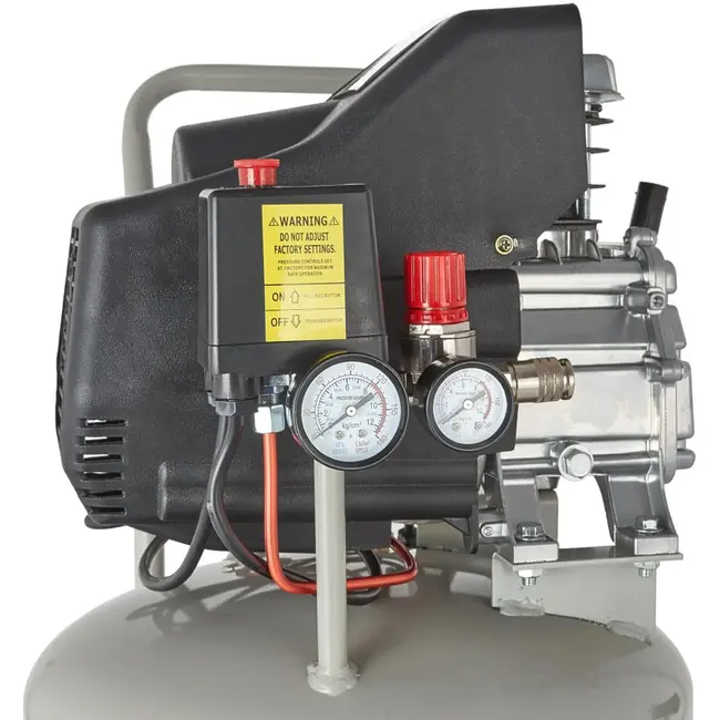 GEKO Verticale oliecompressor - 50L tank - 2.5PK motor - 8 bar werkdruk