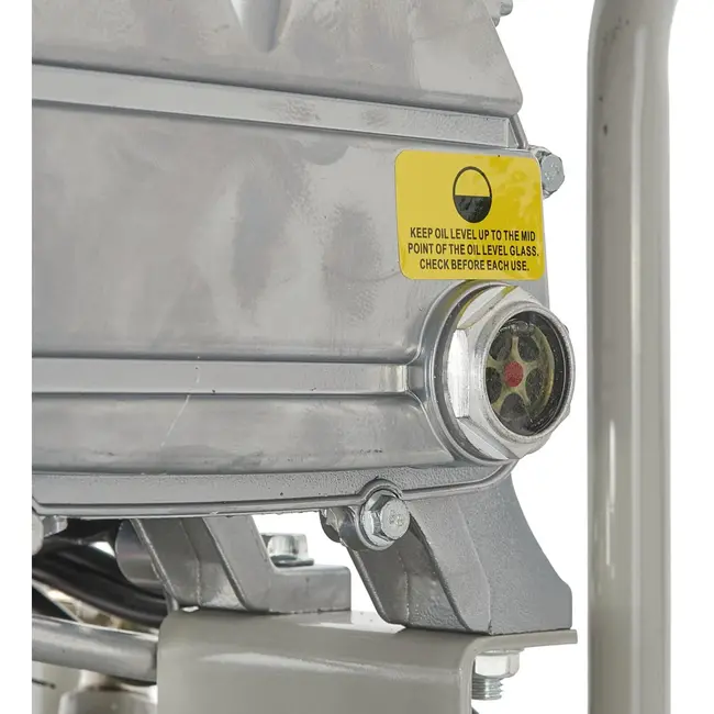 GEKO Verticale oliecompressor - 50L tank - 2.5PK motor - 8 bar werkdruk