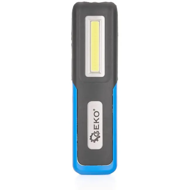 GEKO Oplaadbare werkplaatslamp - 3W COB LED - Magnetische bevestiging - 1200mAh batterij - Flexibele positionering