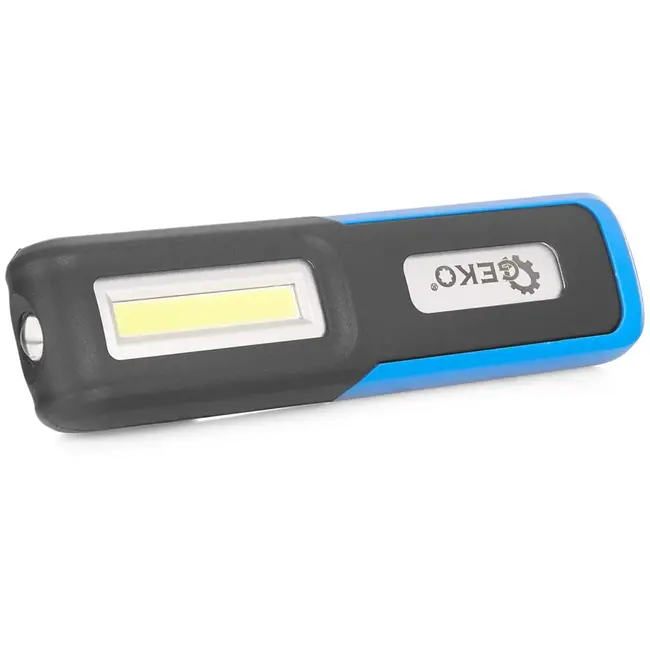 GEKO Oplaadbare werkplaatslamp - 3W COB LED - Magnetische bevestiging - 1200mAh batterij - Flexibele positionering