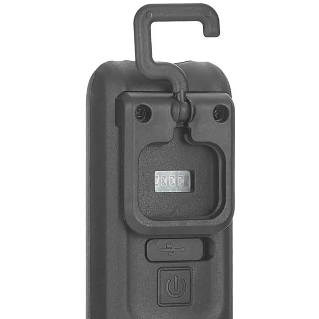 GEKO Oplaadbare werkplaatslamp - 3W COB LED - Magnetische bevestiging - 1200mAh batterij - Flexibele positionering