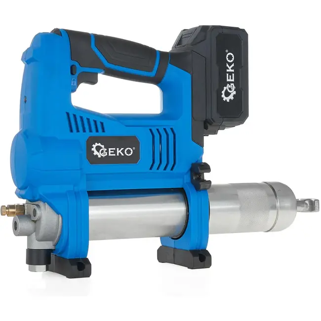 GEKO Draadloze vetspuit - 18V - Variabele snelheid - LED-licht - 4.0 Ah batterij inbegrepen