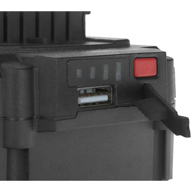 GEKO Draadloze vetspuit - 18V - Variabele snelheid - LED-licht - 4.0 Ah batterij inbegrepen