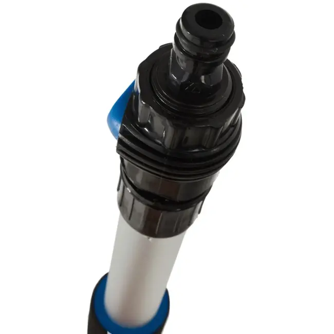 GEKO Telescopische borstel - Zonnepanelen reinigen - 1,3-3 m - Zachte borstelharen - Waterregeling