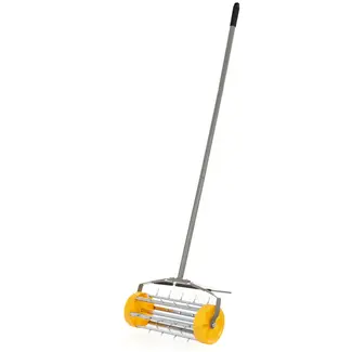 GEKO Lawn aerator - diepwerkend - inklapbaar ontwerp - 148 cm hoog - 34 cm breed