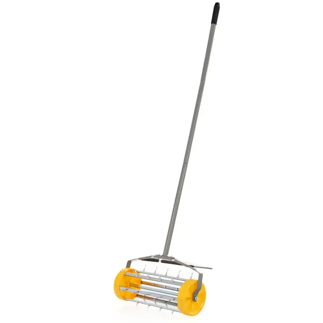 GEKO Lawn aerator - diepwerkend - inklapbaar ontwerp - 148 cm hoog - 34 cm breed