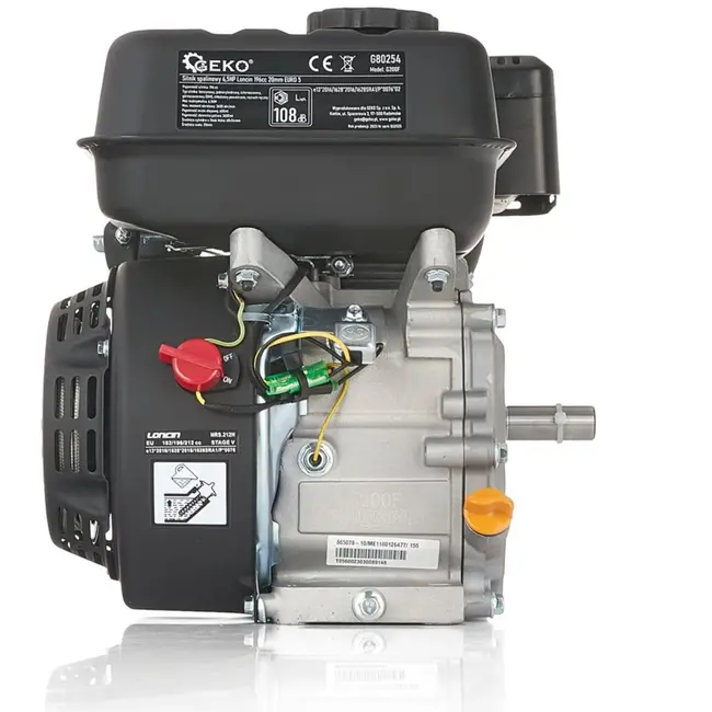 GEKO Krachtige benzinemotor - 196cc - 20mm as - EURO 5 compliant