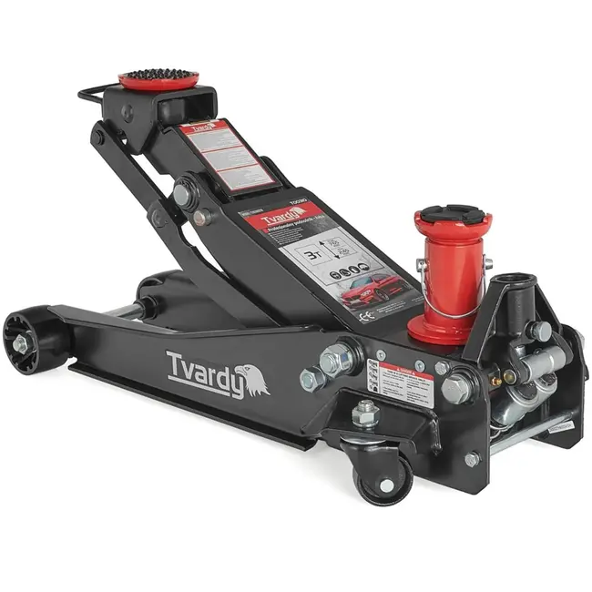 Tvardy Hydraulische autokrik - laag profiel - 3 ton - snel hefsysteem - 98-760 mm