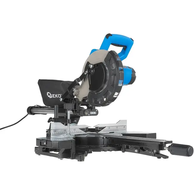 GEKO Krachtige verstekzaag - 1700W motor - 210mm blad - Lasergeleiding - LED-verlichting - Diepteregeling