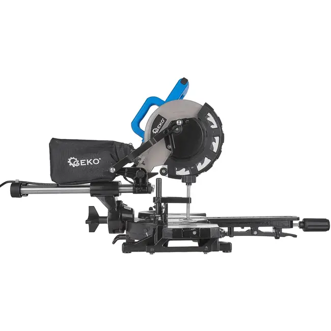 GEKO Krachtige verstekzaag - 1700W motor - 210mm blad - Lasergeleiding - LED-verlichting - Diepteregeling