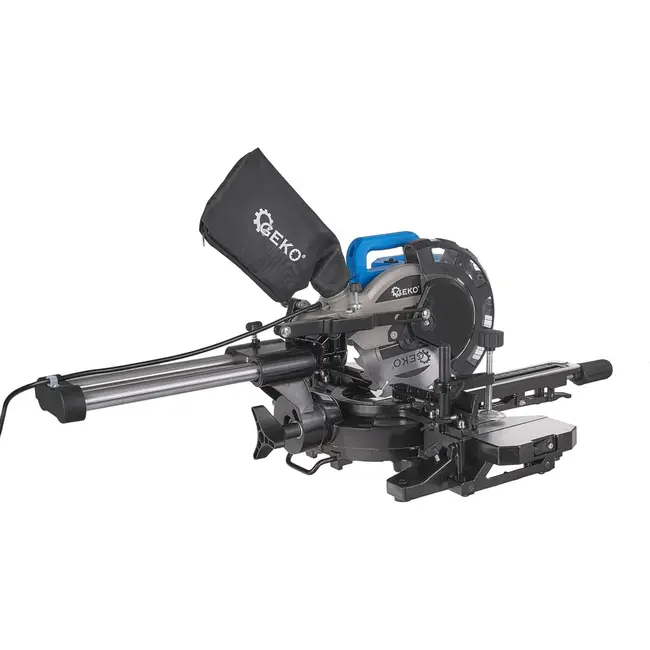 GEKO Krachtige verstekzaag - 1700W motor - 210mm blad - Lasergeleiding - LED-verlichting - Diepteregeling