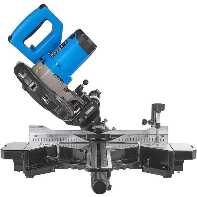 GEKO Krachtige verstekzaag - 1700W motor - 210mm blad - Lasergeleiding - LED-verlichting - Diepteregeling