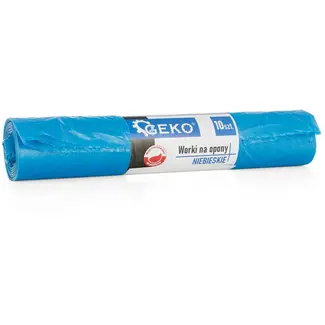 GEKO Blauwe bandenhoezen - 100x100 cm - Sterke naden - Set van 10 stuks