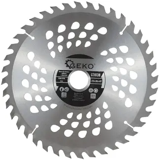 GEKO Zaagblad met gaten - 255 mm - 40 tanden - Tungsten carbide - 30 mm asgat