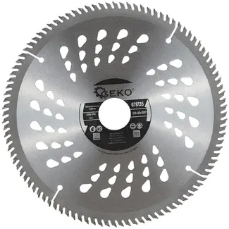 GEKO Cirkelzaagblad hout - 210 mm - 100 tanden - Precisie & Duurzaamheid
