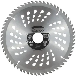 GEKO Cirkelzaagblad - Houtbewerking - 210 mm - 60 Tanden - Veelzijdig Gebruik