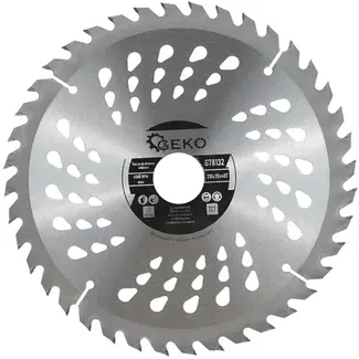 GEKO Cirkelzaagblad - Houtbewerking - 40 Tanden - 210 mm - 30 mm Asgat