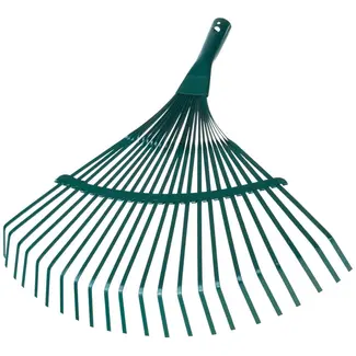 GEKO Metaalblad Hark - 22 Tanden - Flexibele Stalen Strips - 44x39 cm