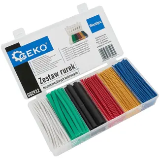 GEKO Assortiment krimpkousen - 196 stuks - Diverse kleuren en maten